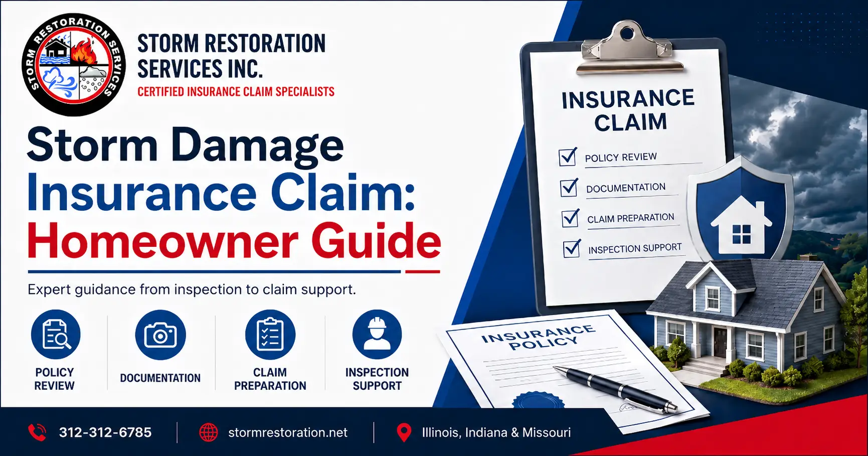 hail damage roof repair Illinois