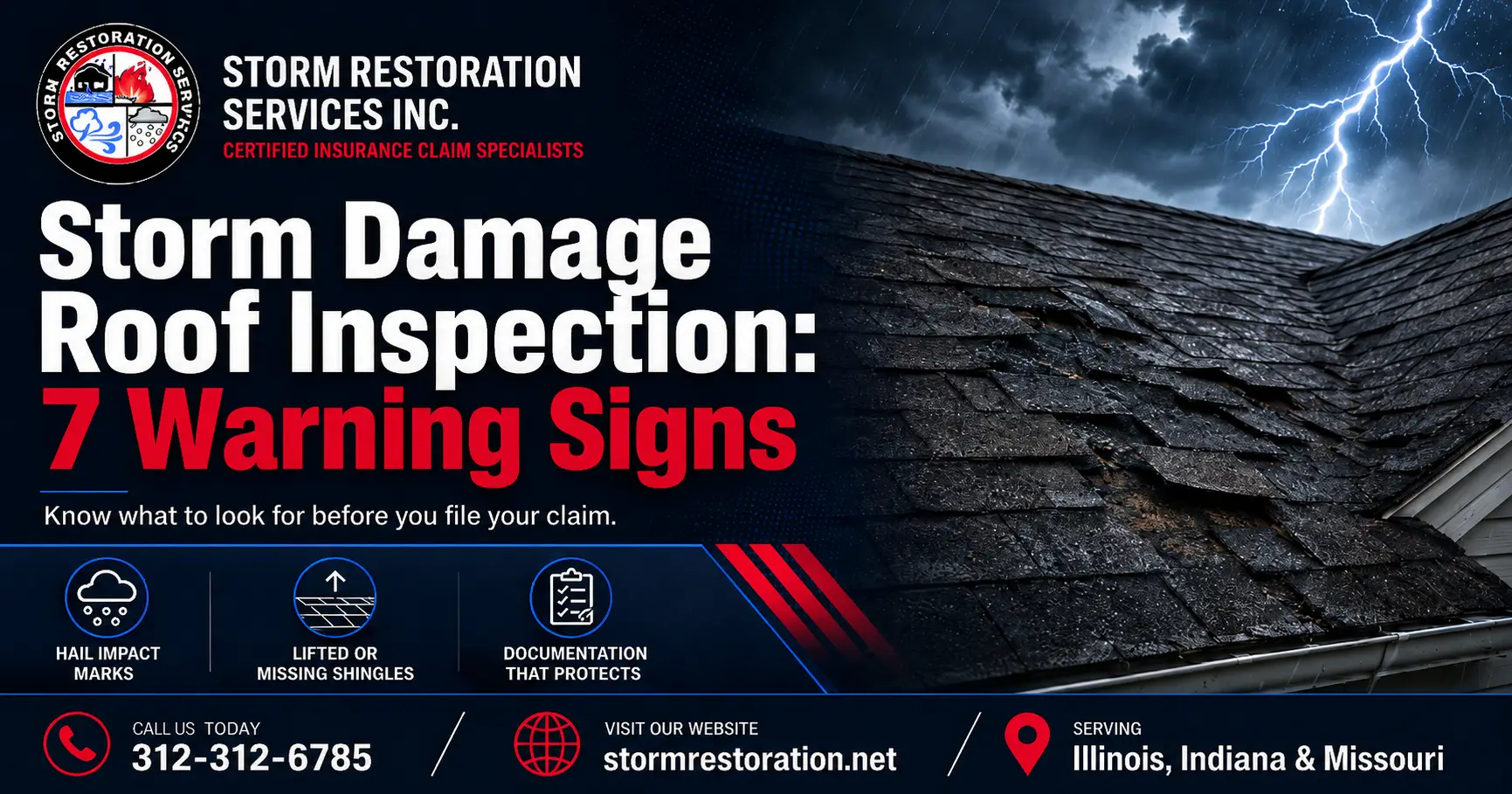 storm damage roof inspection